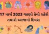 aaj nu rashifal 17 march 2023 – 17 march 2023 dainik rashifal gujarati ma