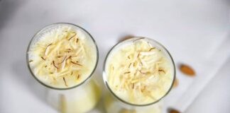 બદામ મિલ્ક શેક બનાવવાની રીત - Badam milk shake banavani rit - Badam milk shake recipe in gujarati