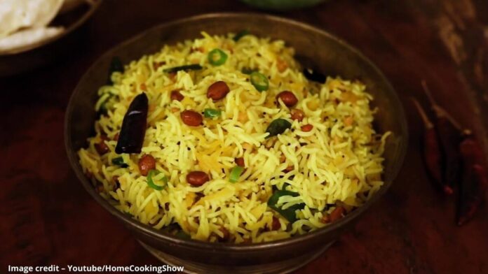 કાચી કેરી ના રાઈસ બનાવવાની રીત - Kachi keri na rice banavani rit - Raw mango rice recipe in gujarati