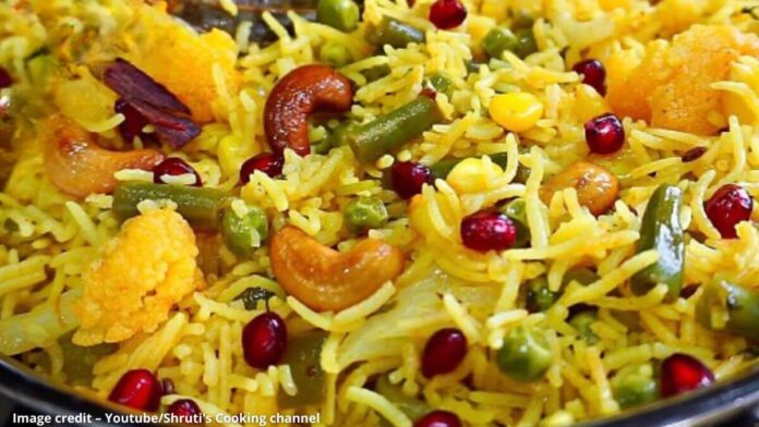 સાત્વિક મિક્સ વેજ પુલાવ બનાવવાની રીત - Satvik mix vej pulao banavani rit - Satvik mix vej pulao recipe in gujarati