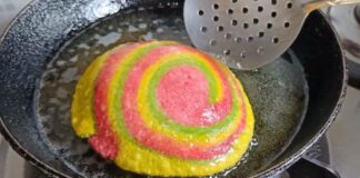 રંગ બે રંગી પૂરી - Rang be rangi puri - રંગ બે રંગી પૂરી બનાવવાની રીત - Rang be rangi puri banavani rit