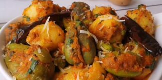 સંભારિયું શાક - Sambharyu shaak - સંભારિયું શાક બનાવવાની રીત - Sambharyu shaak banavani rit - Sambharyu shaak recipe in gujarati