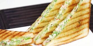 વેજ મેયોનીઝ ગ્રીલ સેન્ડવીચ - Veg Mayo Grilled Sandwich banavani rit - વેજ મેયોનીઝ ગ્રીલ સેન્ડવીચ બનાવવાની રીત - Veg Mayo Grilled Sandwich Recipe in gujarati