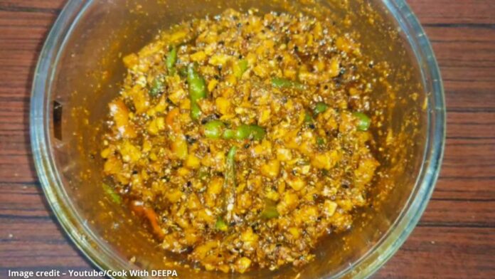 Lili haldar nu athanu - લીલી હળદર નું અથાણું