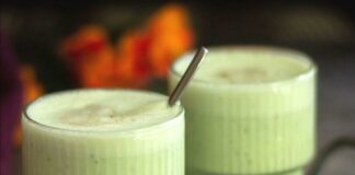 Kakdi lassi - કાકડી લસ્સી