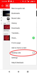 Android Play YouTube Videos in background Step-1