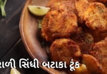 ફરાળી સિંધી બટાકા ટૂંક Sindhi Aloo Tuk Recipe in Gujarati - સિંધી આલું ટૂંક - સિંધી બટાકા ટૂંક - Sindhi Bataka Tuk Recipe in Gujarati