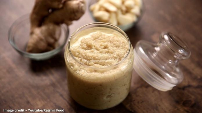 aadu lasan ni paste banavani rit gujarati ma આદુ લસણની પેસ્ટ બનાવવાની રીત - aadu lasan ni pest banavani rit - ginger garlic paste recipe in gujarati - aadu lasan ni paste banavani rit gujarati ma