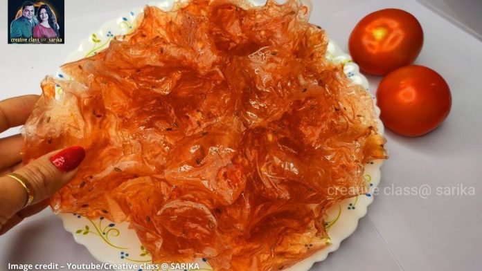 tameta na papad recipe in gujarati સાબુદાણા ટામેટા ના પાપડ બનાવવાની રીત - sabudana tameta na papad recipe in gujarati - sabudana tameta na papad banavani rit