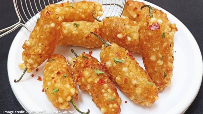 farali sabudana marcha pakoda banavani rit ફરાળી સાબુદાણા મરચા પકોડા બનાવવાની રીત - farali sabudana marcha pakoda banavani rit - sabudana marcha pakoda recipe in gujarati