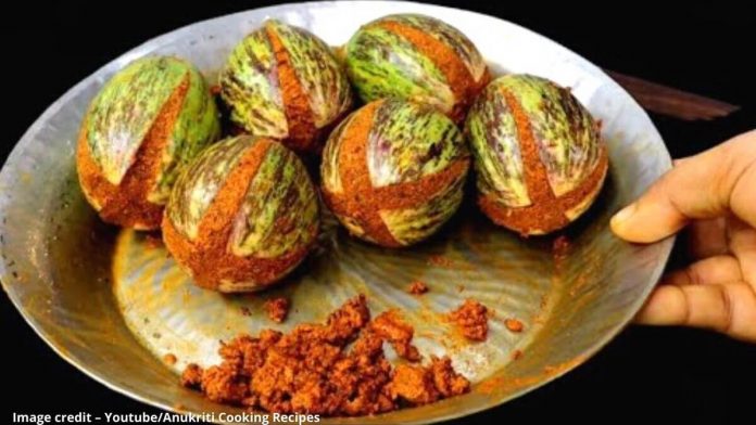 lasan dungri vagar nu bharela ringan nu shaak લસણ ડુંગળી વગરનું ભેરેલ રીંગણ નું શાક બનાવવાની રીત - lasan dungri vagar nu bharela ringan nu shaak banavani rit