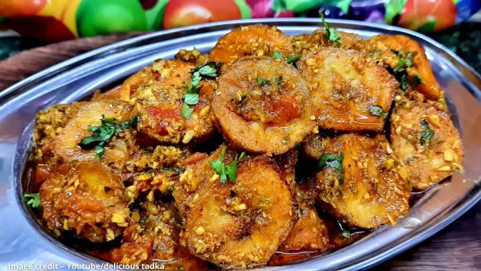 kacha kela nu shaak recipe in gujarati કાચા કેળાનું શાક બનાવવાની રીત - kacha kela nu shaak banavani rit - kacha kela nu shaak recipe in gujarati - kacha kela nu shaak recipe - કાચા કેળાનું શાક - કેળાનું શાક