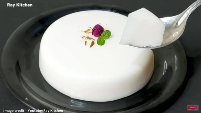 Nariyal na dudh mathi pudding banavani rit નારિયળ ના દૂધ માંથી પુડિંગ બનાવવાની રીત - Nariyal na dudh mathi pudding banavani rit