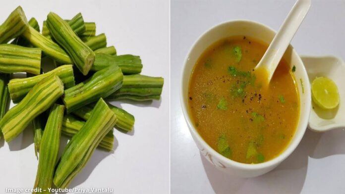 Sargvani sing nu soup banavani rit સરગવાની સિંગ નું સૂપ બનાવવાની રીત - Sargvani sing nu soup banavani rit - Sargvani sing nu soup recipe in gujarati