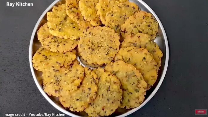 Paua ni masala papdi banavani rit પૌંઆ ની મસાલા પાપડી - પૌંઆ ની મસાલા પાપડી બનાવવાની રીત - Paua ni masala papdi banavani rit