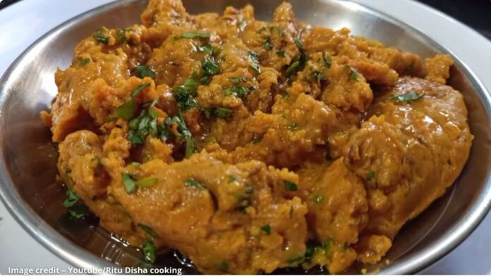 Makai na lot nu saja મકાઈ ના લોટ નું સાજા બનાવવાની રીત - Makai na lot nu saja banavani rit